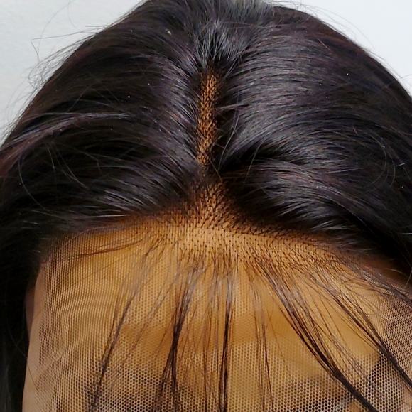 Lace front 100% Human Brazilian Hair Wig  Loose Wave 18 inch - Picture 6 of 12